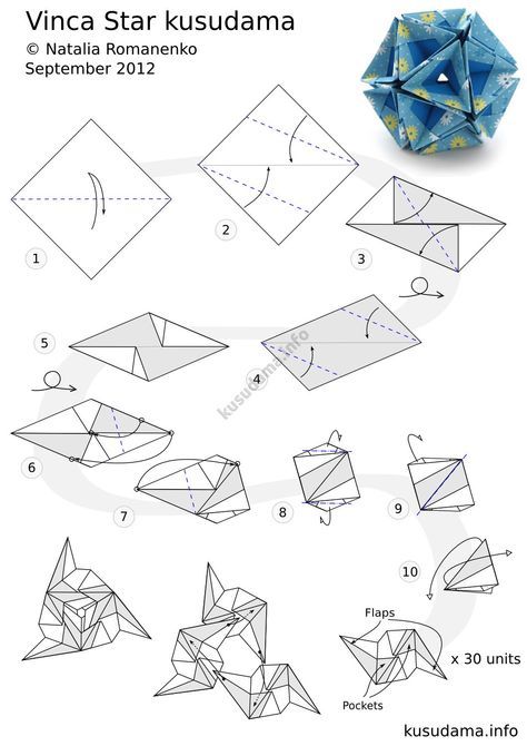 1283 Best Origami Kusudama balls & Spheres images in 2020