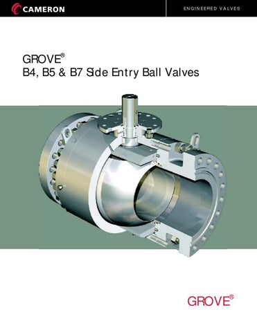 IndMac.gr Products - GROVE Side Entry Ball Valve - B5