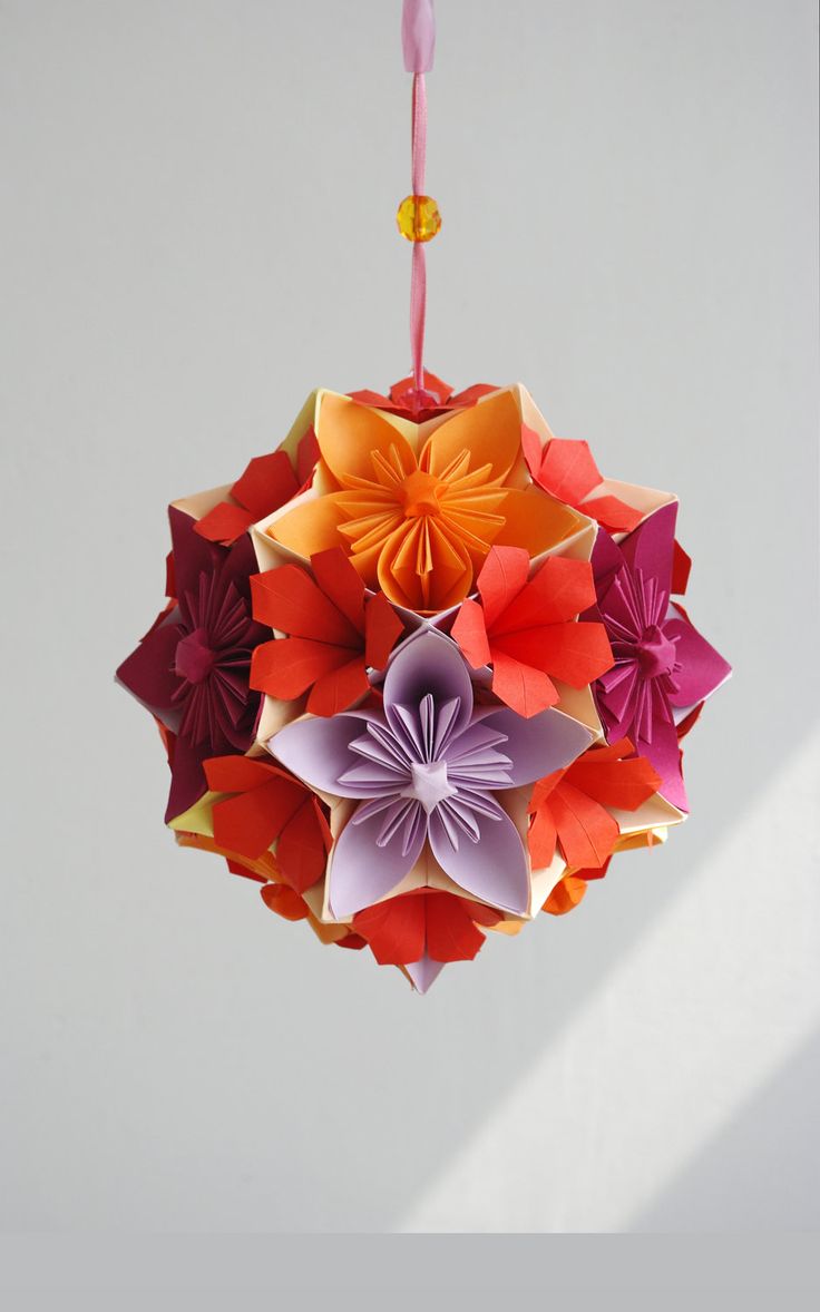 Torch Ginger Kusudama Tutorial – Origami Tutorials